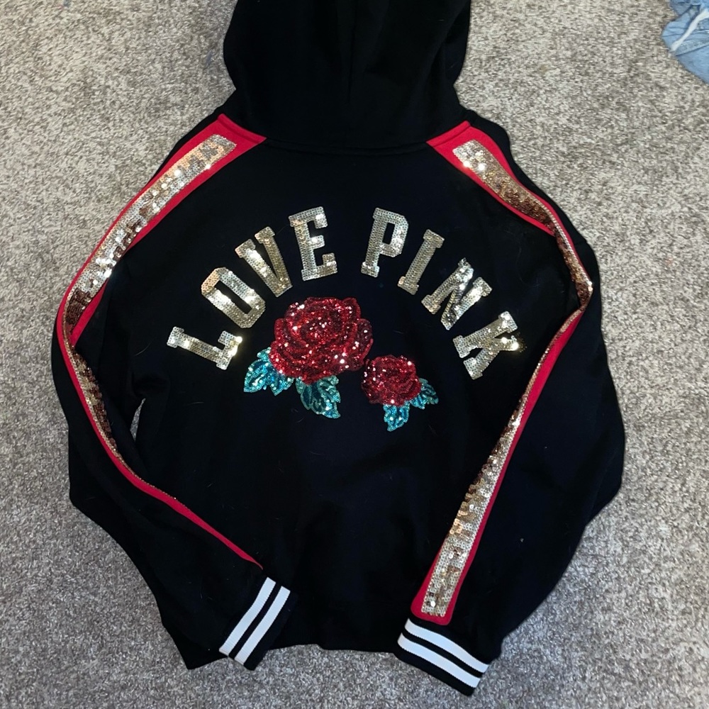 Victoria’s Secret Pink Sequin Sweatshirt
